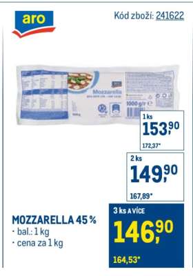 Mozzarella 45 %