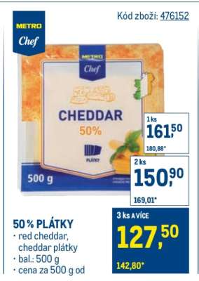Cheddar 50%