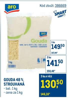 GOUDA 48 % STROUHANÁ