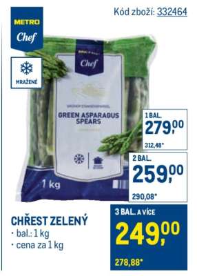 Chřest zelený