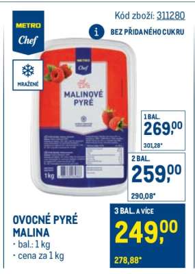 OVOCNÉ PYRÉ MALINA