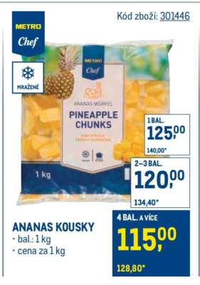 Ananas kousky
