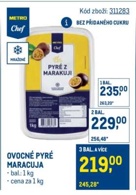 OVOCNÉ PYRÉ MARACUJA