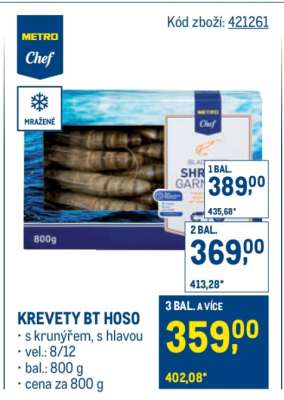 Krevety BT HOSO