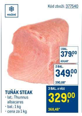 Tuňák steak