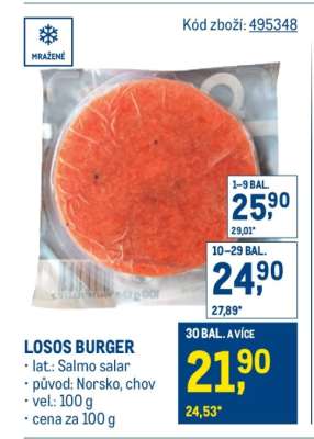 Losos burger