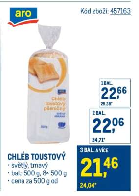 Chléb toustový