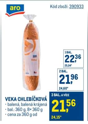 Veka chlebíčková