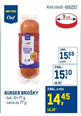 BURGER BRIOŠKY