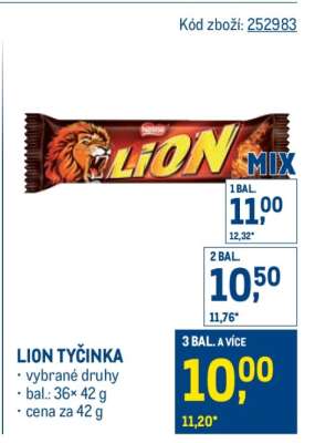 Lion tyčinka