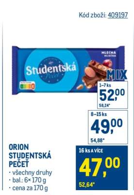 Orion Studentská pečeť