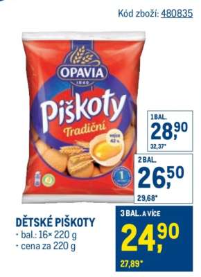 Dětské piškoty