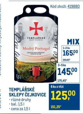 Templářské sklepy Čejkovice