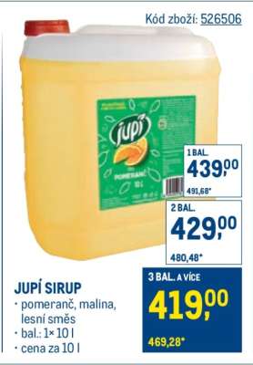 Jupí sirup