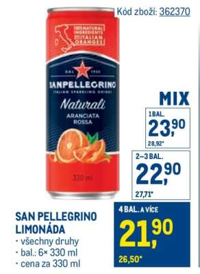 San Pellegrino limonáda