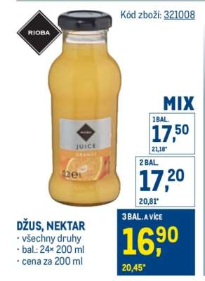 Džus, Nektar