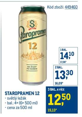 Staropramen 12