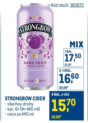 Strongbow cider