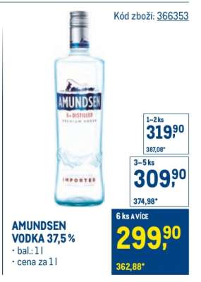Amundsen Vodka 37,5 %