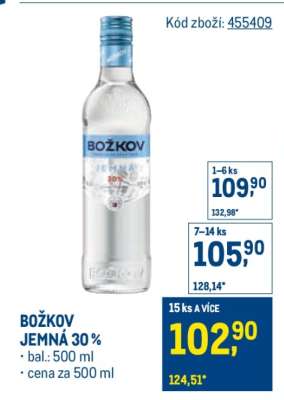 BOŽKOV JEMNÁ 30 %