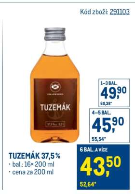 Tuzemák 37,5 %