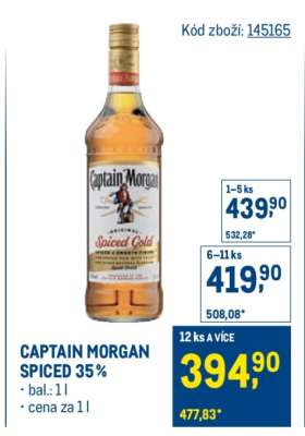 Captain Morgan Spiced 35 %