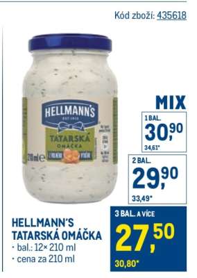 Hellmann’s Tatarská omáčka