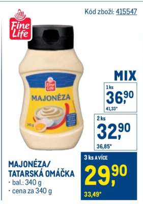 Majonéza, Tatarská omáčka