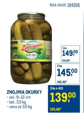 Znojmia Okurky