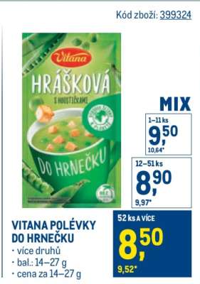VITANA POLÉVKY DO HRNEČKU