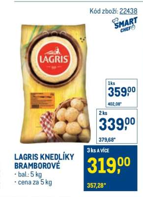 LAGRIS KNEDLÍKY BRAMBOROVÉ
