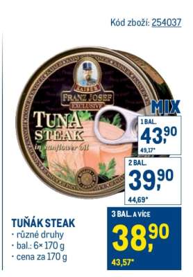 Tuňák steak