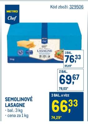 SEMOLINOVÉ LASAGNE
