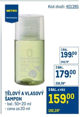 TĚLOVÝ A VLASOVÝ ŠAMPON