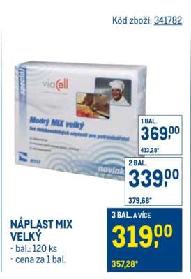 Náplast mix velký