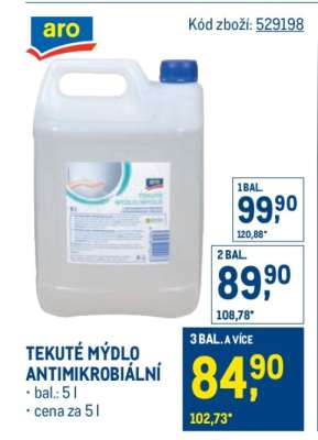 TEKUTÉ MÝDLO ANTIMIKROBIÁLNÍ
