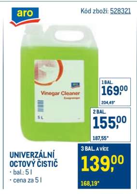 UNIVERZÁLNÍ OCTOVÝ ČISTIČ
