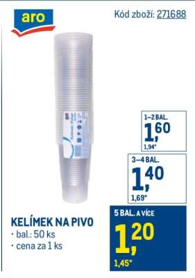 Kelímek na pivo