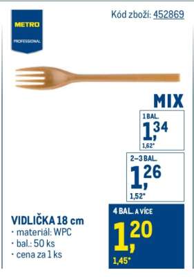 VIDLIČKA 18 cm