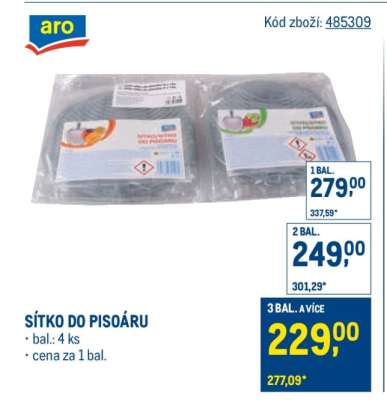 SÍTKO DO PISOÁRU