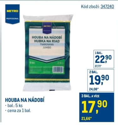Houba na nádobí