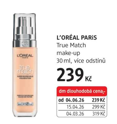 L’Oréal Paris True Match make-up