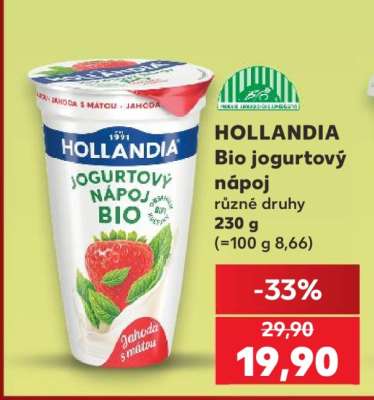 HOLLANDIA Bio jogurtový nápoj