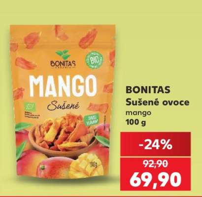 BONITAS Sušené ovoce mango 100 g