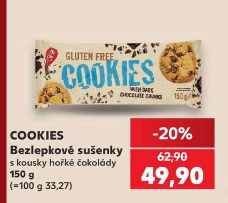 COOKIES Bezlepkové sušenky