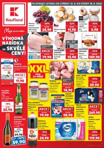 Leták Kaufland - 12.8.2026 - 18.8.2026.