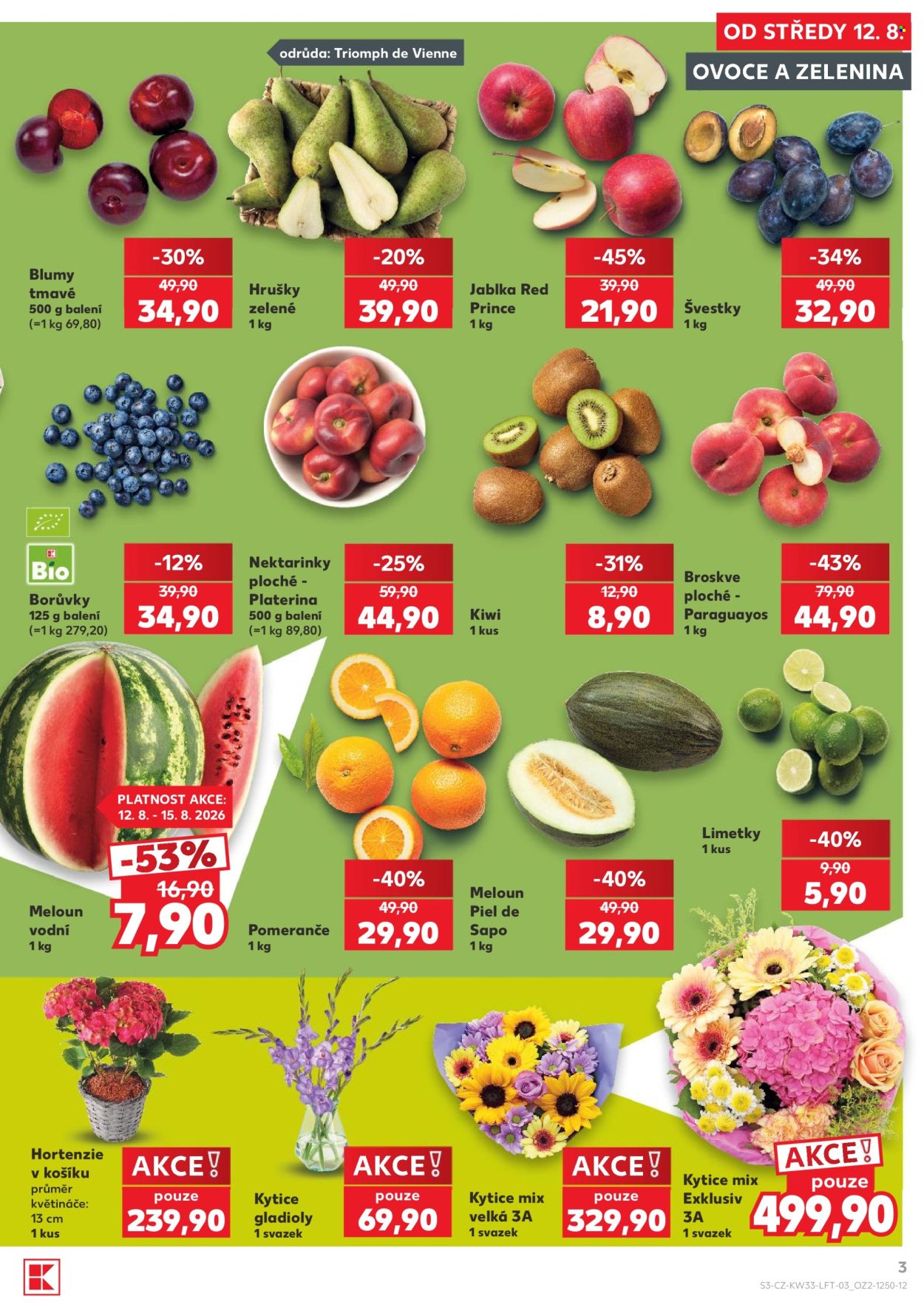 Leták Kaufland - 12.8.2026 - 18.8.2026. Strana 3