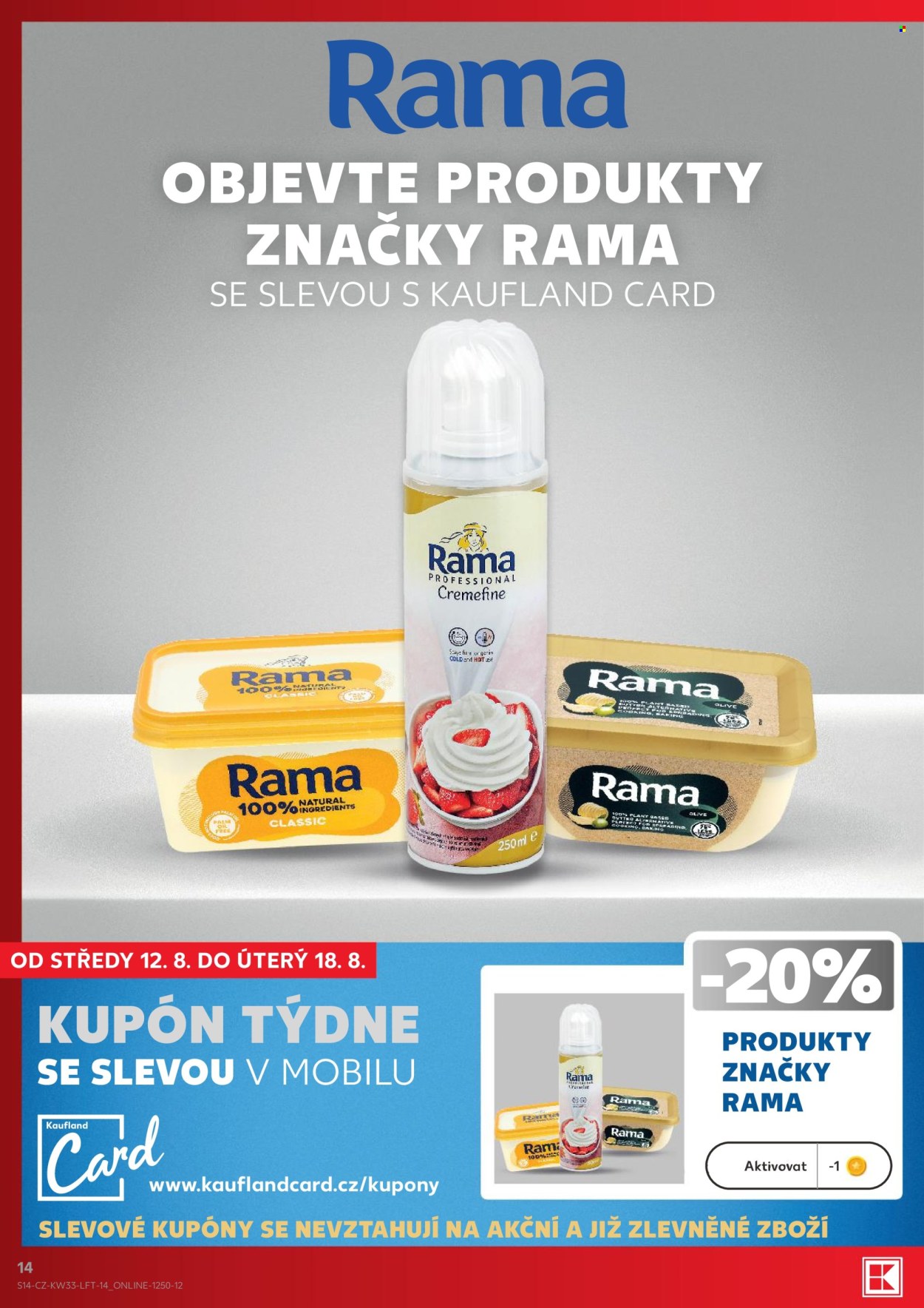 Leták Kaufland - 12.8.2026 - 18.8.2026. Strana 14