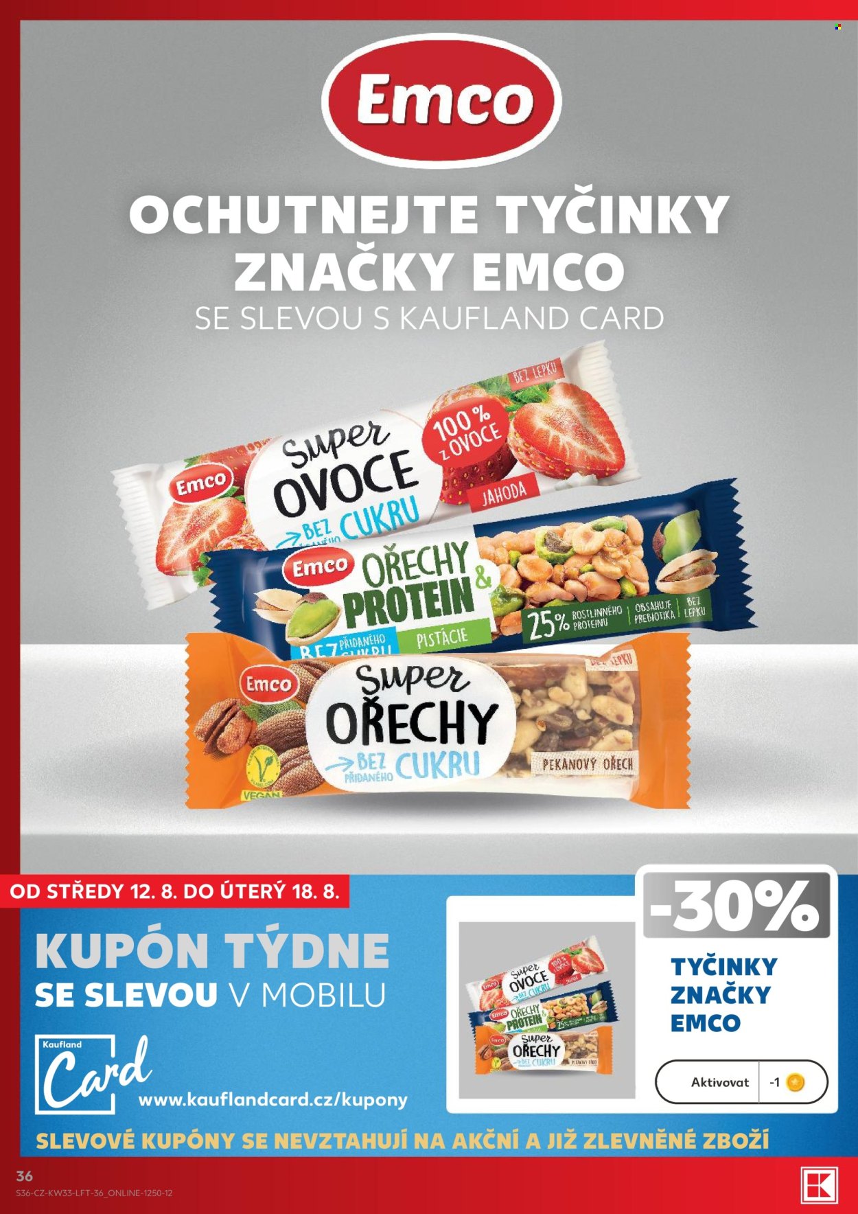 Leták Kaufland - 12.8.2026 - 18.8.2026. Strana 36