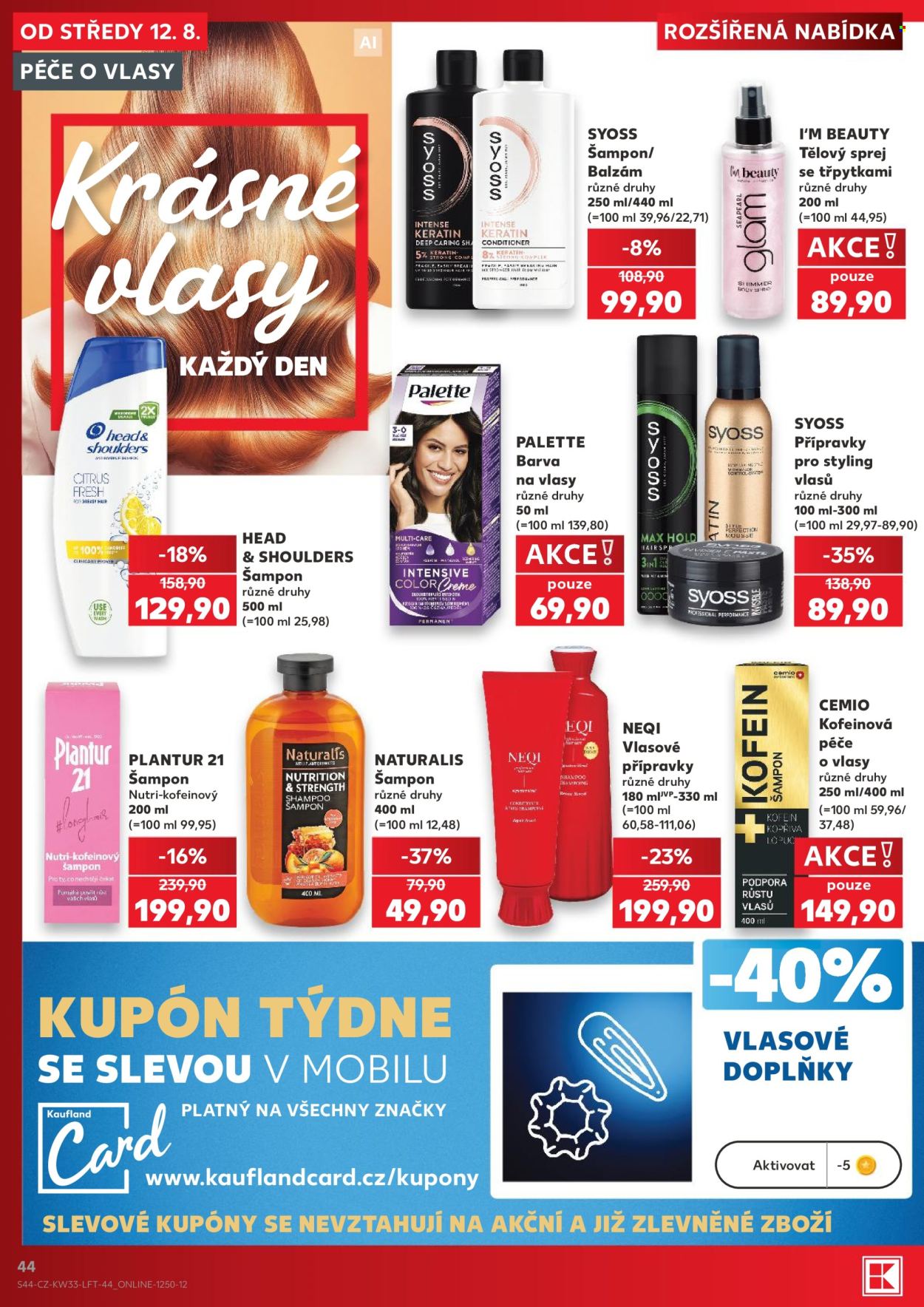Leták Kaufland - 12.8.2026 - 18.8.2026. Strana 44
